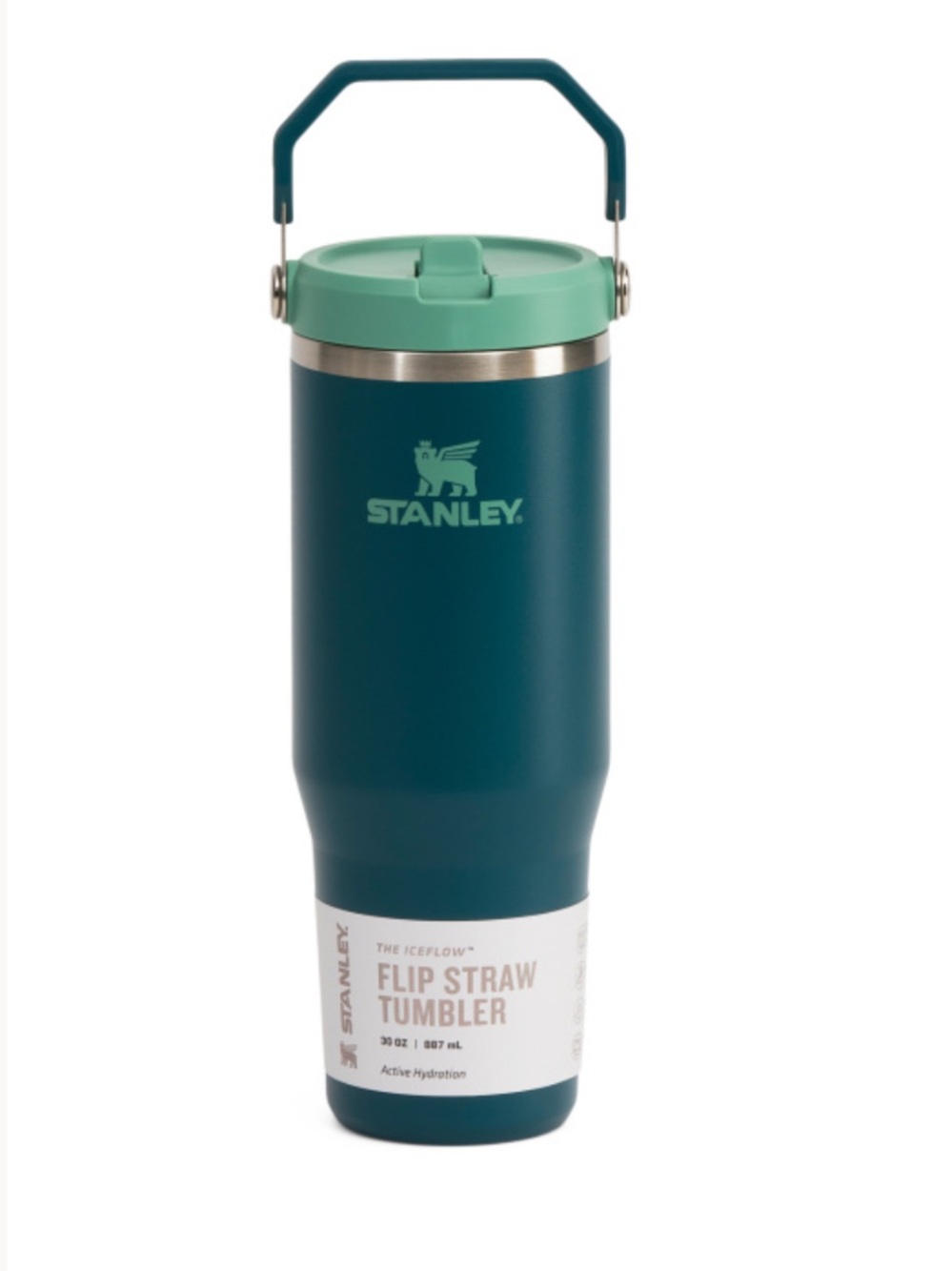 Stanley 30oz Flip Straw Tumbler Coastal teal NEW in original box